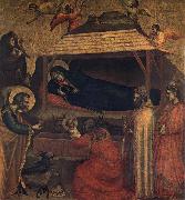 GIOTTO di Bondone Nativity,Adoration of the Shepherds and the Magi oil painting reproduction